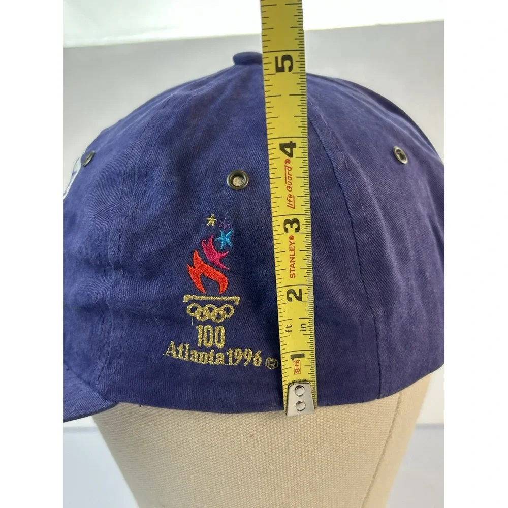 Vintage 1996 Atlanta Olympics Hat Purple Cotton Strapback The Game NOS NWT
